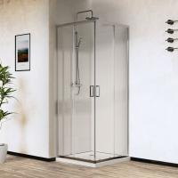 Душевой уголок квадратный/прямоугольный VSS-5CT800CL 800x800x1950 профиль хром стекло прозрачное VINCEA