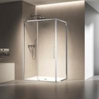 Душевой уголок прямоугольный  VSR-6SL9012CL 1200x900 профиль хром стекло прозрачное Vincea