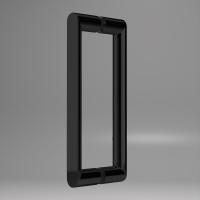 Душевой уголок квадратный/прямоугольный  Dice VSR-4D8014CLB 1400x800x2000 цвет черный стекло прозрачное Vincea