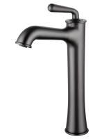 Смеситель для раковины высокий WONZON & WOGHAND STEAM, Темный графит (WW-88239008-BGM)