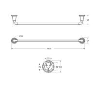 0 цвет Бронза AM-E-2609-Br Art&Max
