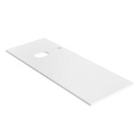 Столешница из МДФ, асимметричное левостороннее расположение отверстий для раковины и смесителя, 1204x462x19 EK-120-AS-BL-L BelBagno