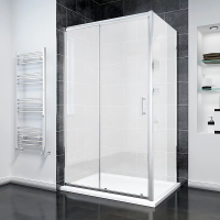 Душевой угол раздвижной прямоугольный RV055M-14070-07-C8 1400х700х1950 Цвет профиля Хром Стекло Матовое Veconi