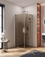 Душевой уголок прямоугольный.     SLIDER-A-2-70/80-BR-Cr (700-800)x(700-800)x1950 Cezares