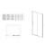 Душевая дверь Soft VDS-3SO100CL, 1000, хром, стекло прозрачное, , шт Vincea
