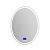 Зеркало с встроенным светильником, сенсорным выключателем, bluetooth, цифровым термометром, радио SPC-RNG-800-LED-TCH-RAD, 12W, 220-240V, 800x30 BelBagno