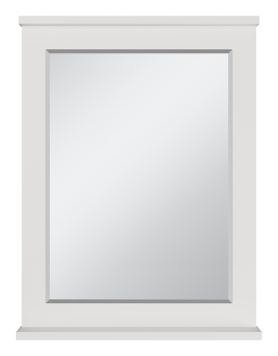 Марта - 60 Зеркало в раме белая эмаль (глянец)