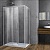 Душевая уголок прямоугольный Soft VSR-3SO8016CL 1600х800x1950 цвет хром стекло прозрачное Vincea