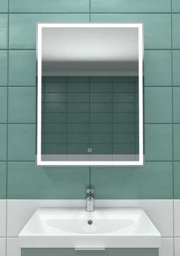 Зеркало-шкаф с подсветкой ART&MAX TECHNO AM-Tec-550-800-1D-R-DS-F ART&MAX
