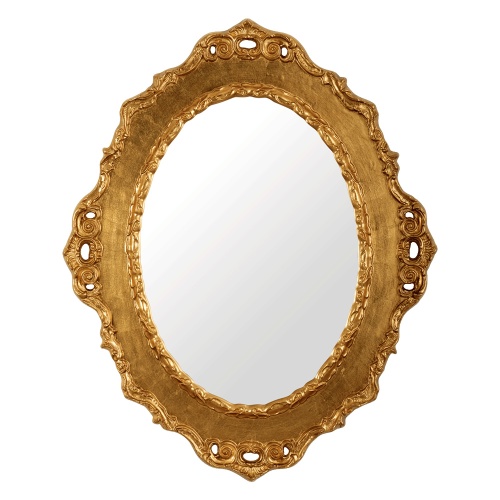 Зеркало  фигурное h105x85xP4,5 cm, бронза