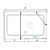 Душевой уголок RGW TO-48B (TO-18B + Z-18B) прямоугольный  140*100*195 41074840-14 профиль Чёрный стекло Прозрачное 6 мм RGW